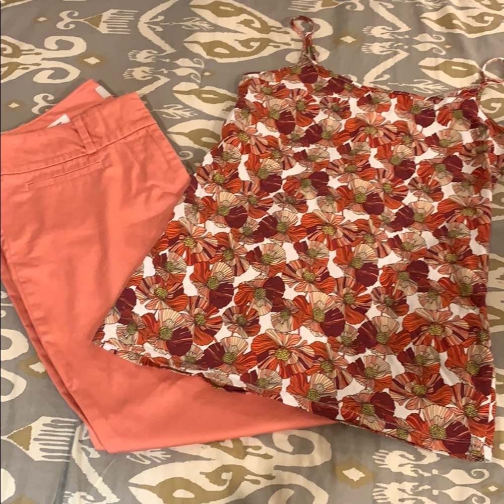 Loft Outlet Floral Tank Top